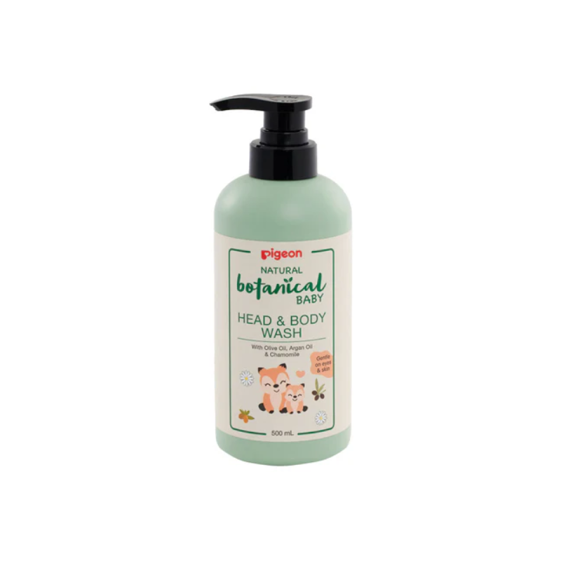 Pigeon Natural Botanical Baby 2 in 1 Head & Body Wash 500ml