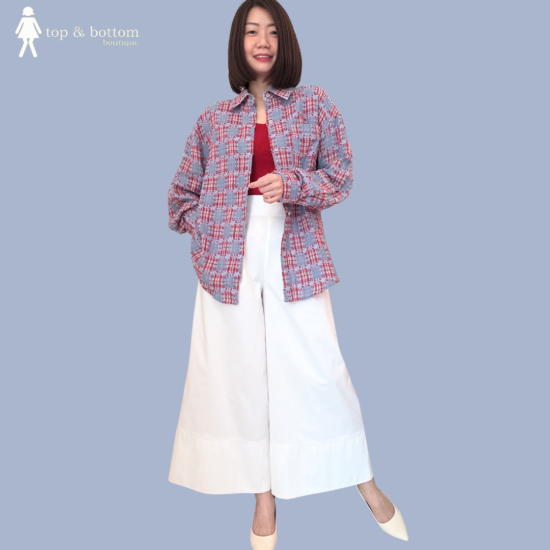 HIGH WAISTED WIDE LEG LONG PANT