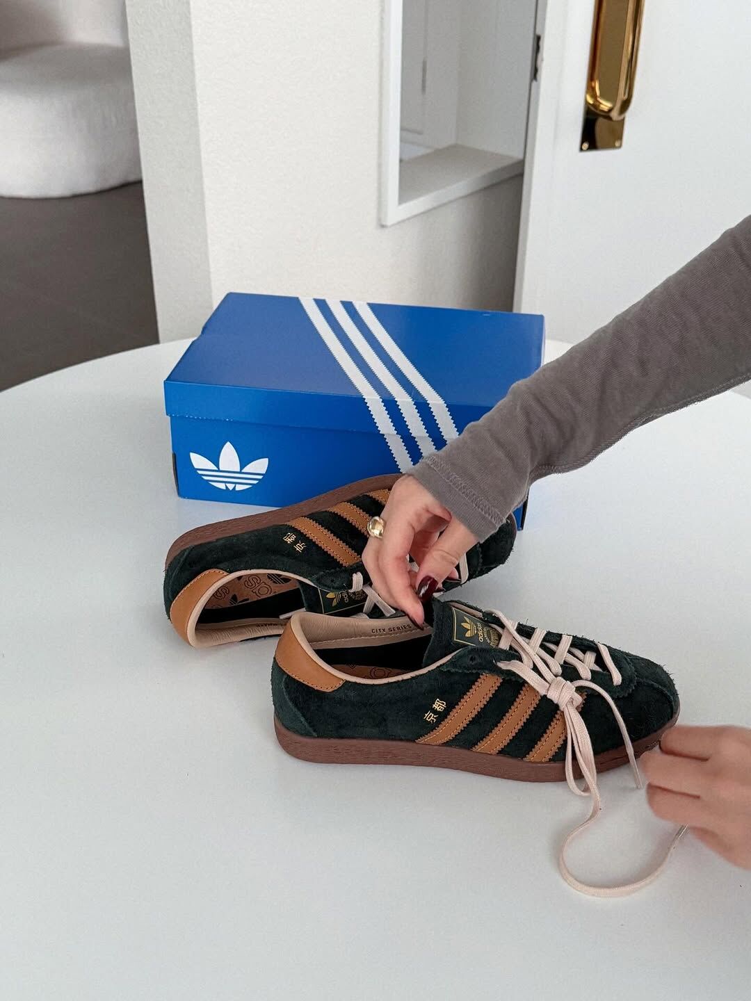 🇯🇵 BILLY'S X ADIDAS KYOTO 京都限定 城市系列 抹茶綠 米橘色 焦糖底 男女鞋 KI8780 / 預購