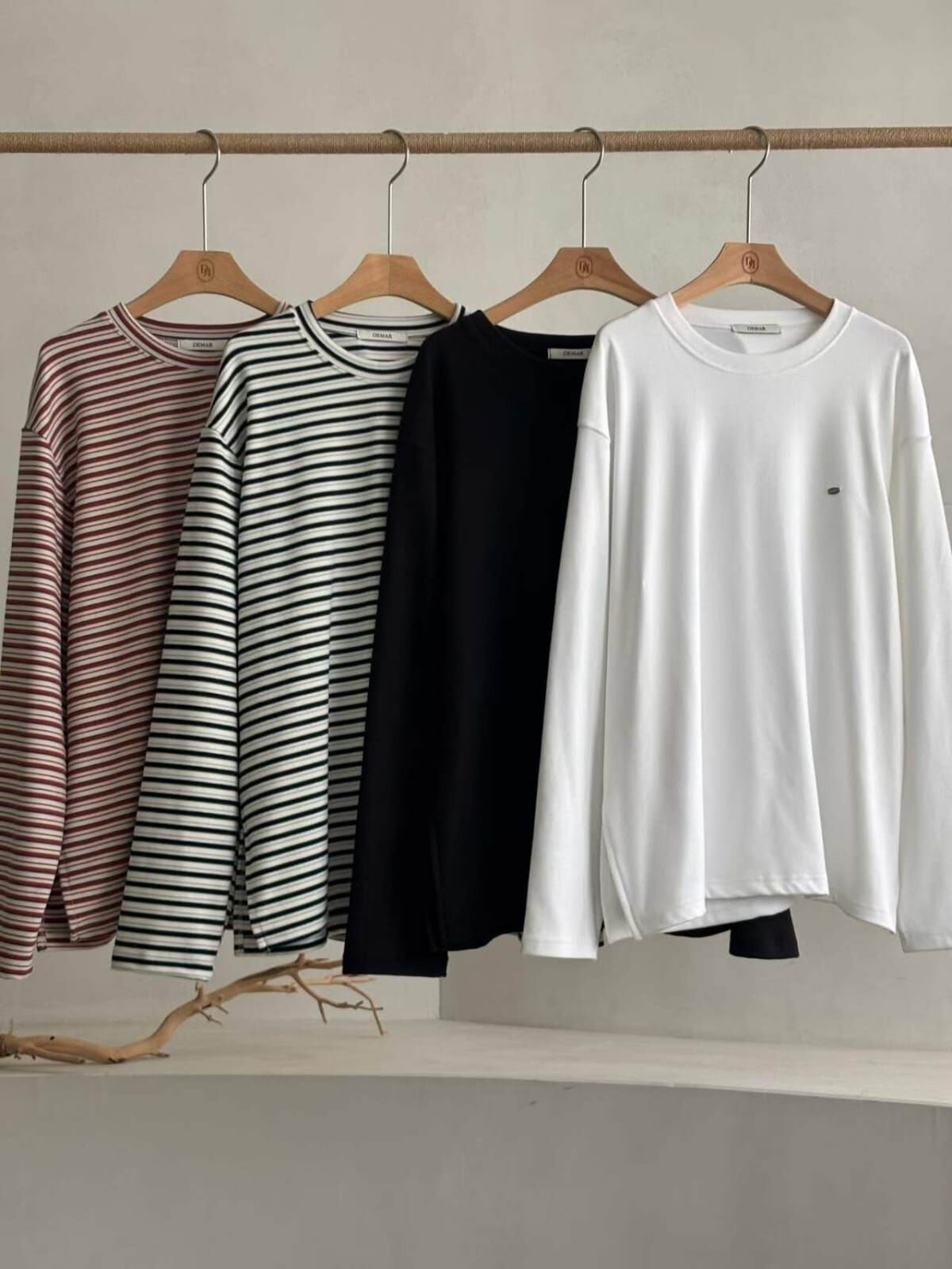 DM5334 圓領小銀扣百搭上衣