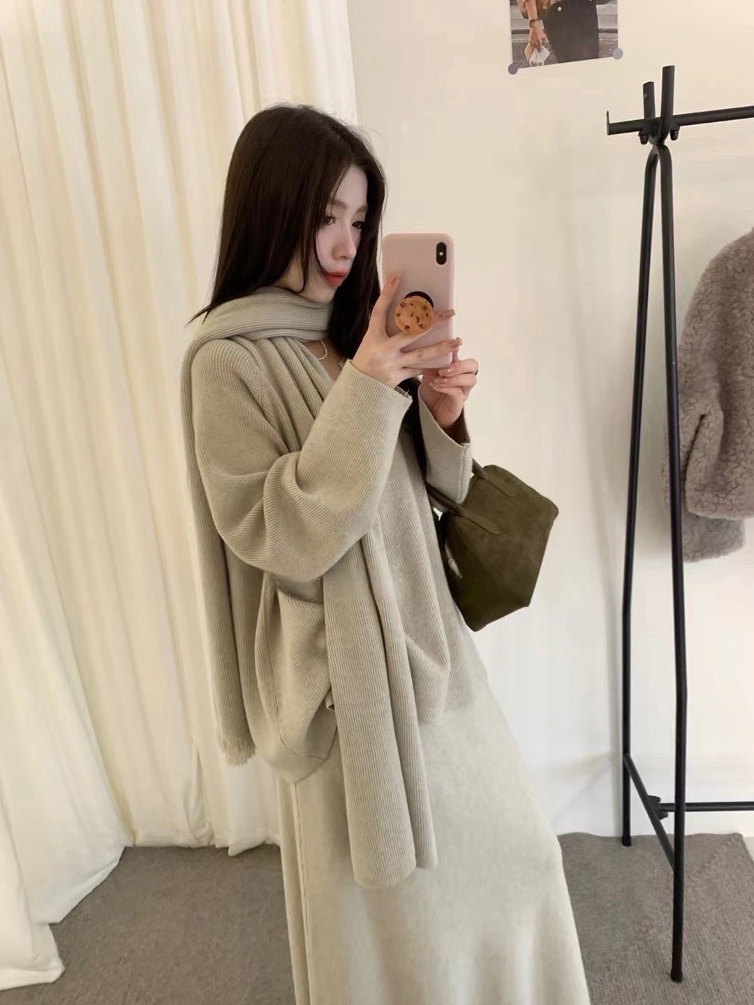 117 針織長裙套裝 三件套組