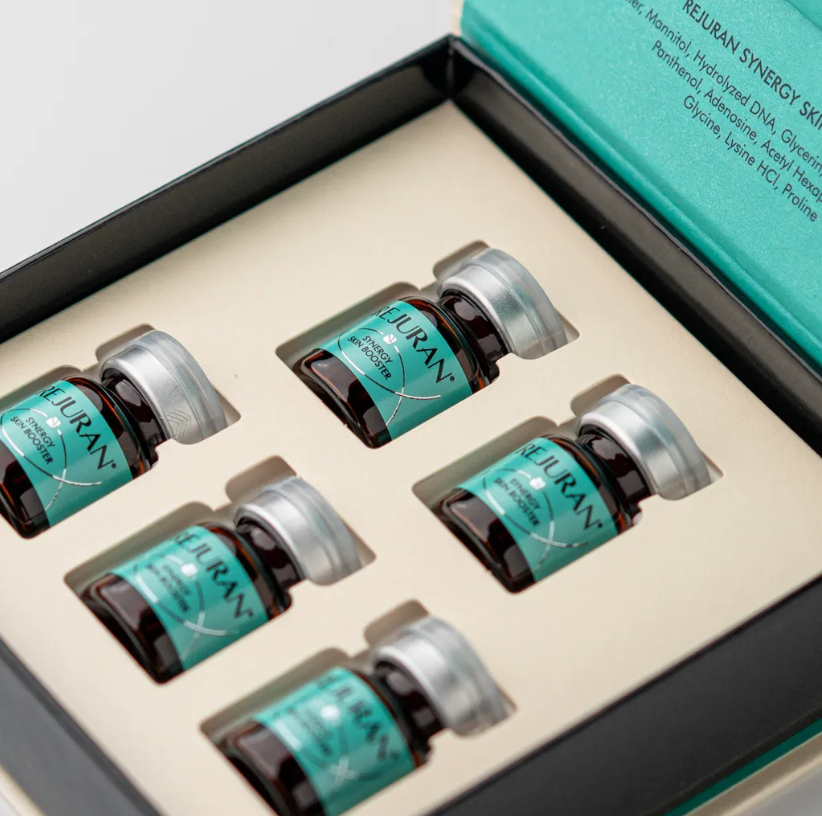 【直播】Rejuran LL121611 SYNERGE Skin Booster 修復水光 (2.5毫升×5瓶) 加送 VT微針精華套裝 (1包45支) + Dr.Face 微針滾輪