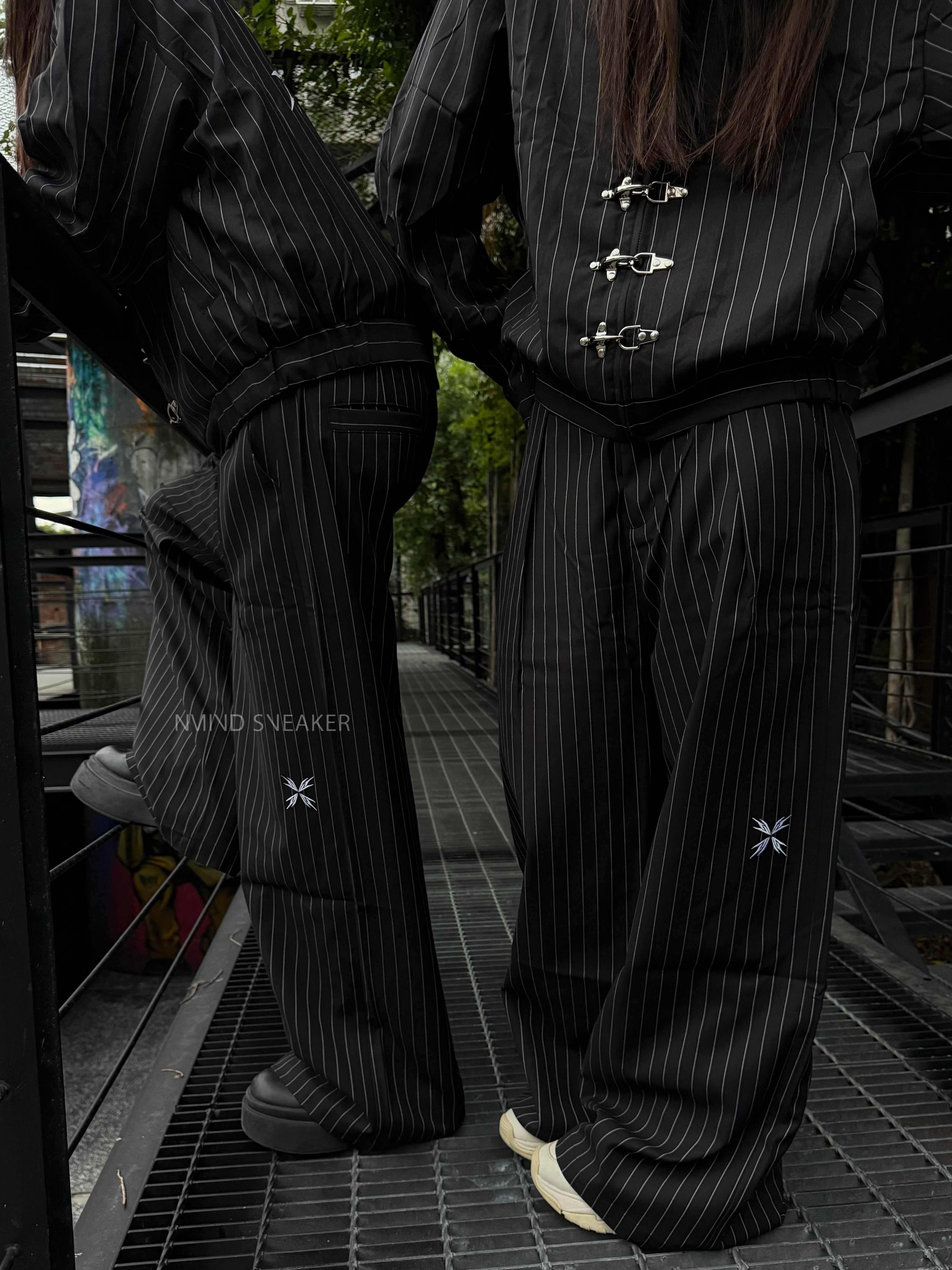 <快速出貨> WBI Mission Dispatch-栖 條紋套裝/長褲