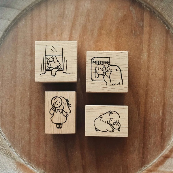 SOM x msbulat．Looking for myself 系列印章 共四款