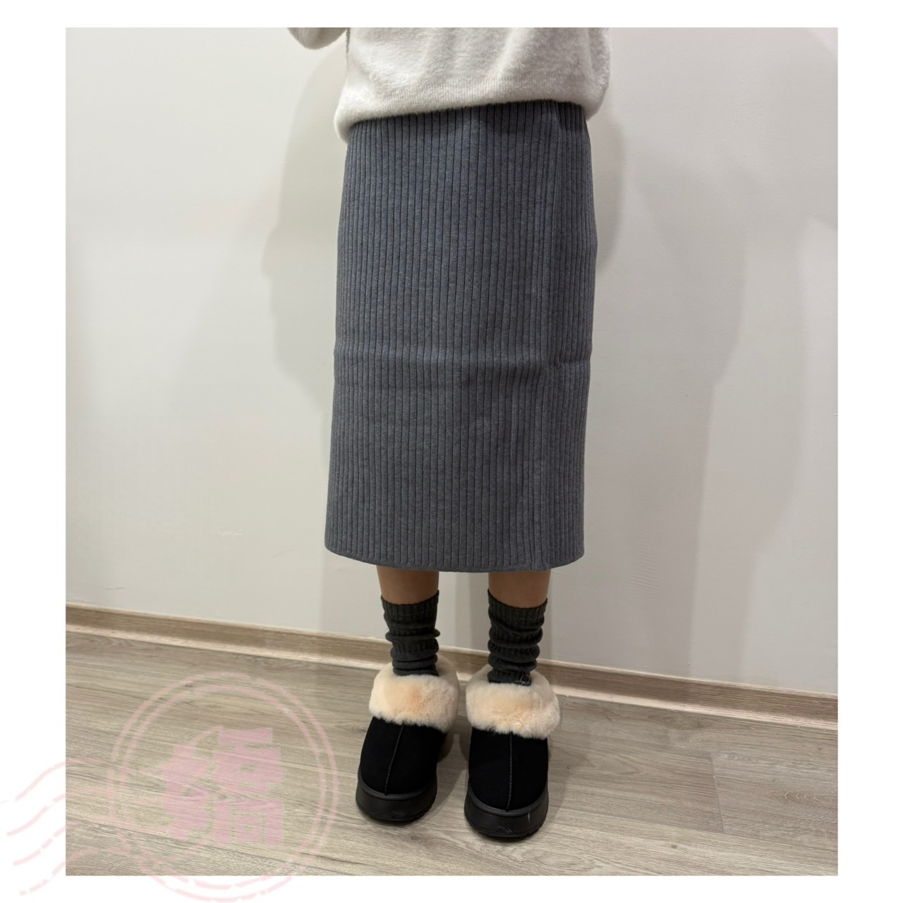 *T33083短踝毛毛3D線圓領靴(黑'棕)(36'37'38'39'40'41'42'43)(限宅)