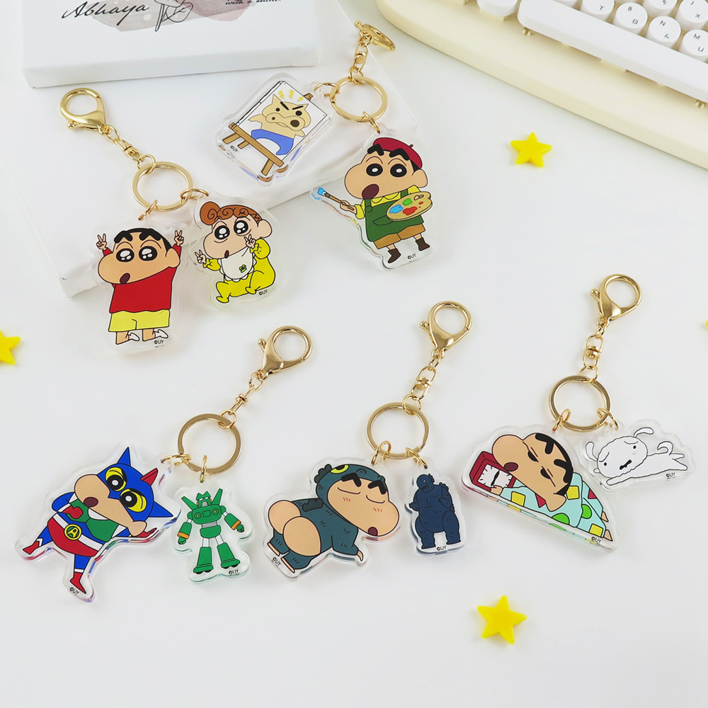 蠟筆小新-壓克力鑰匙圈2