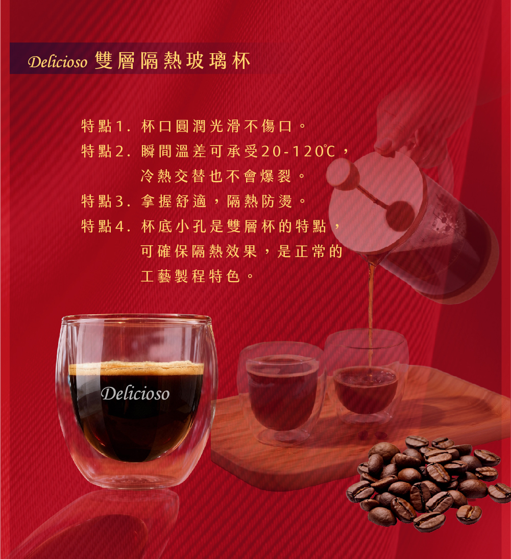 新年禮盒雙層玻璃杯,象徵溫暖與美好層層相伴