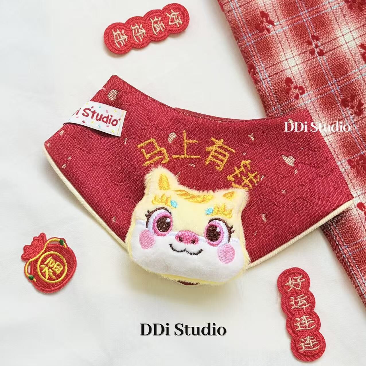 DDI 马上有钱 宠物口水巾