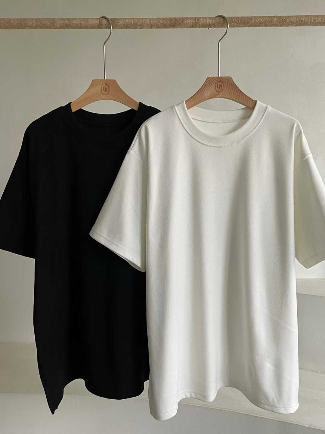 DM5342 圓領垂感百搭棉Tee