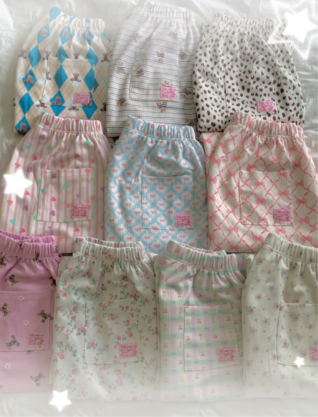 made ins風睡褲 韓國小眾品牌 華格夫 薄睡褲