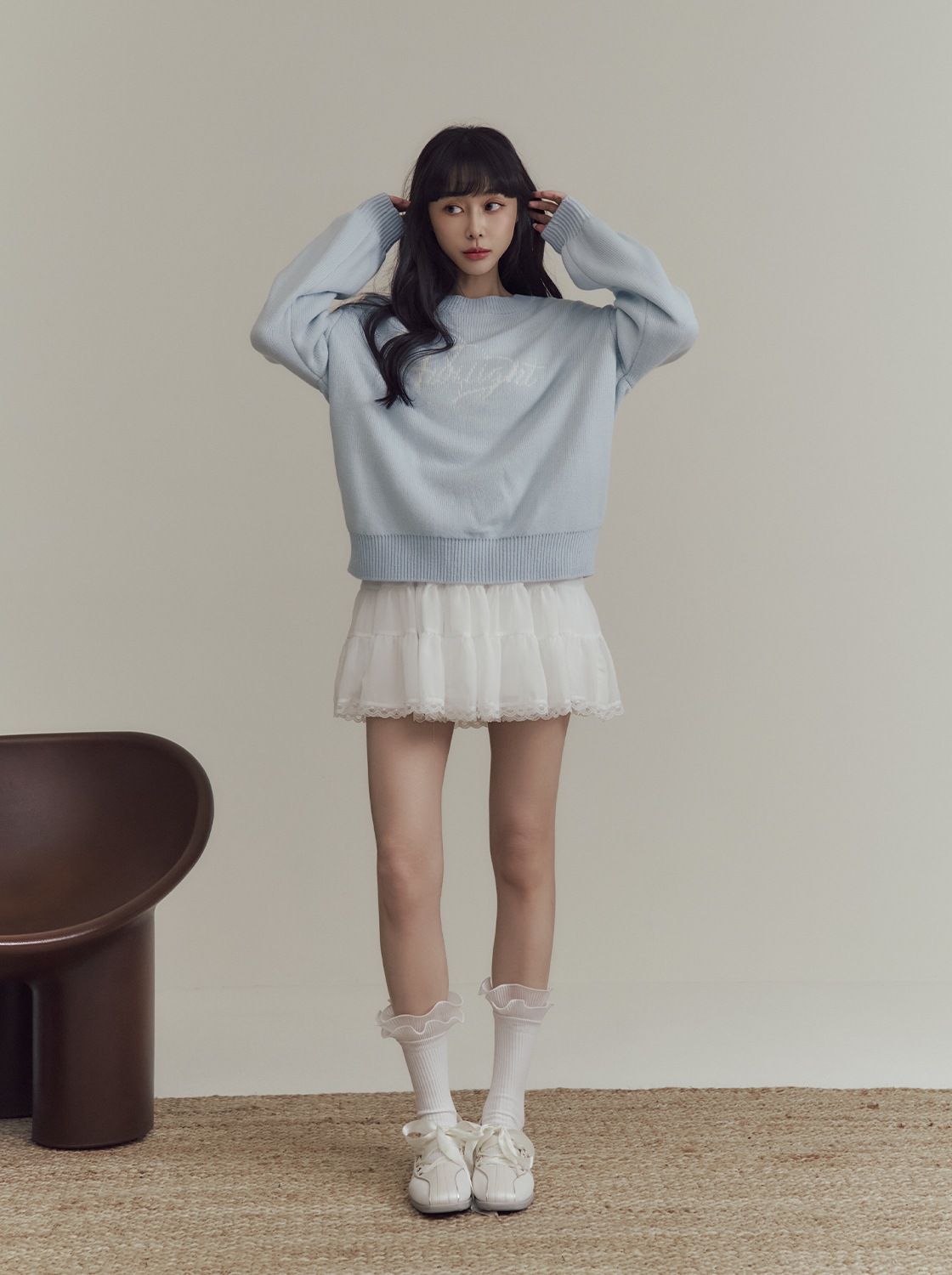 針織背心澎澎裙兩件組