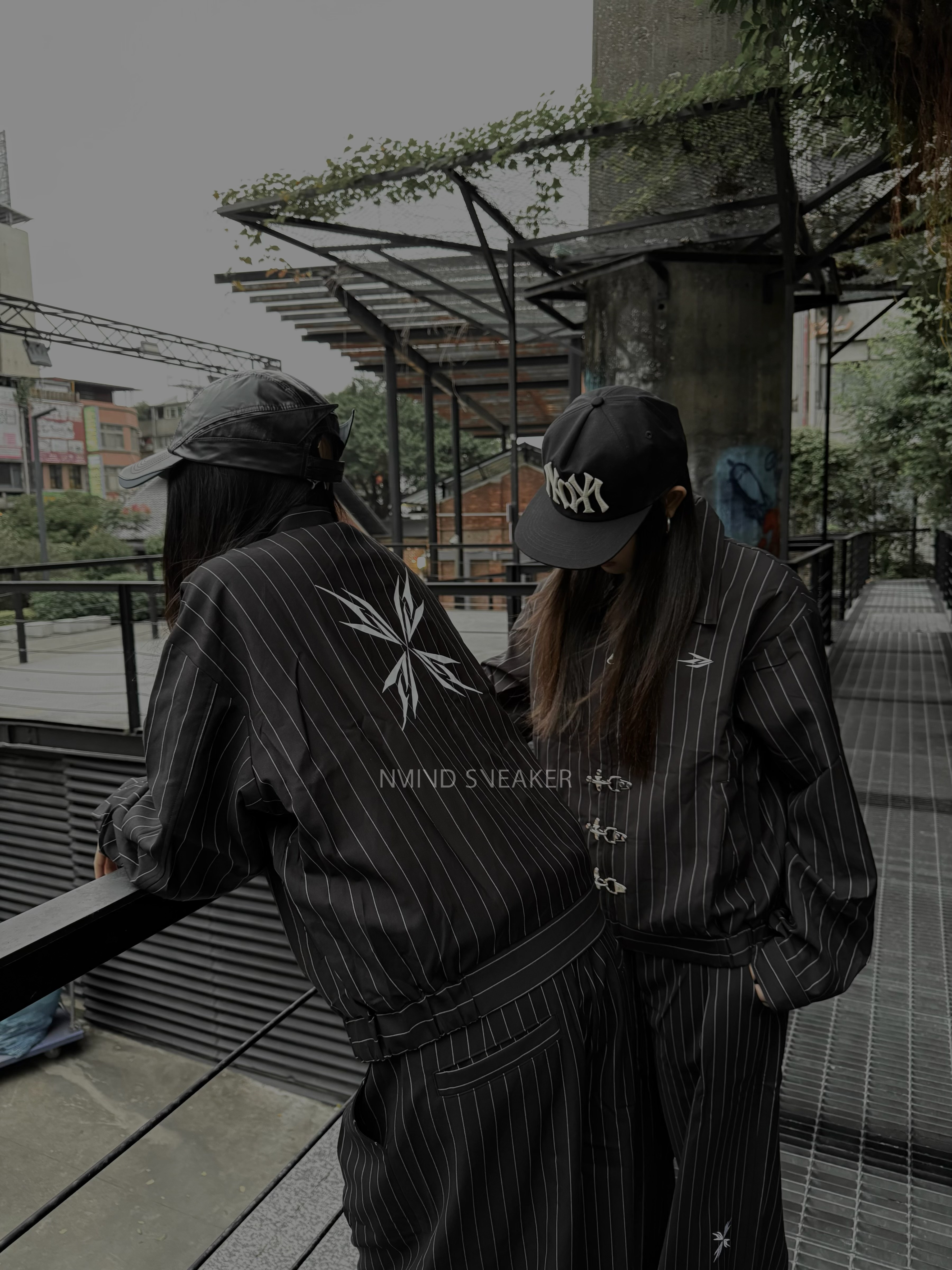 <快速出貨> WBI Mission Dispatch-栖 條紋套裝/外套