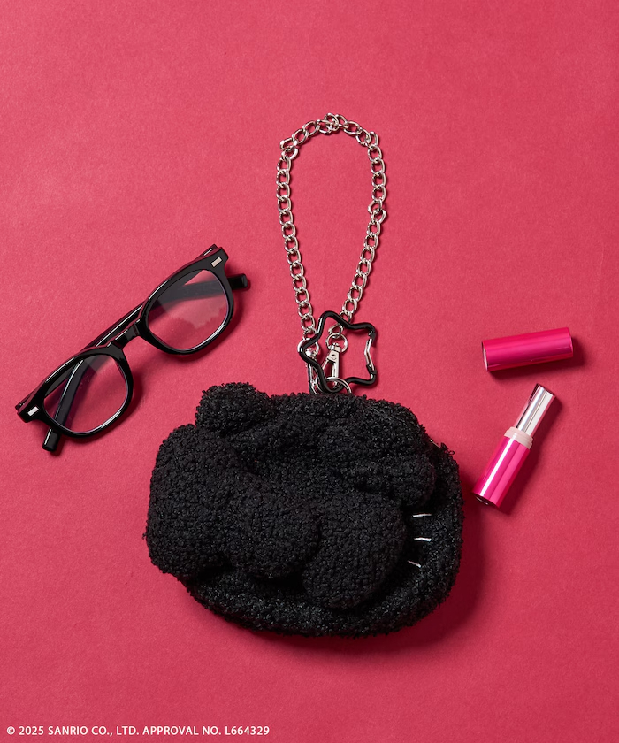 <預購> Hello Kitty × FREAK'S STORE 毛絨吊飾化妝包 (2colors)