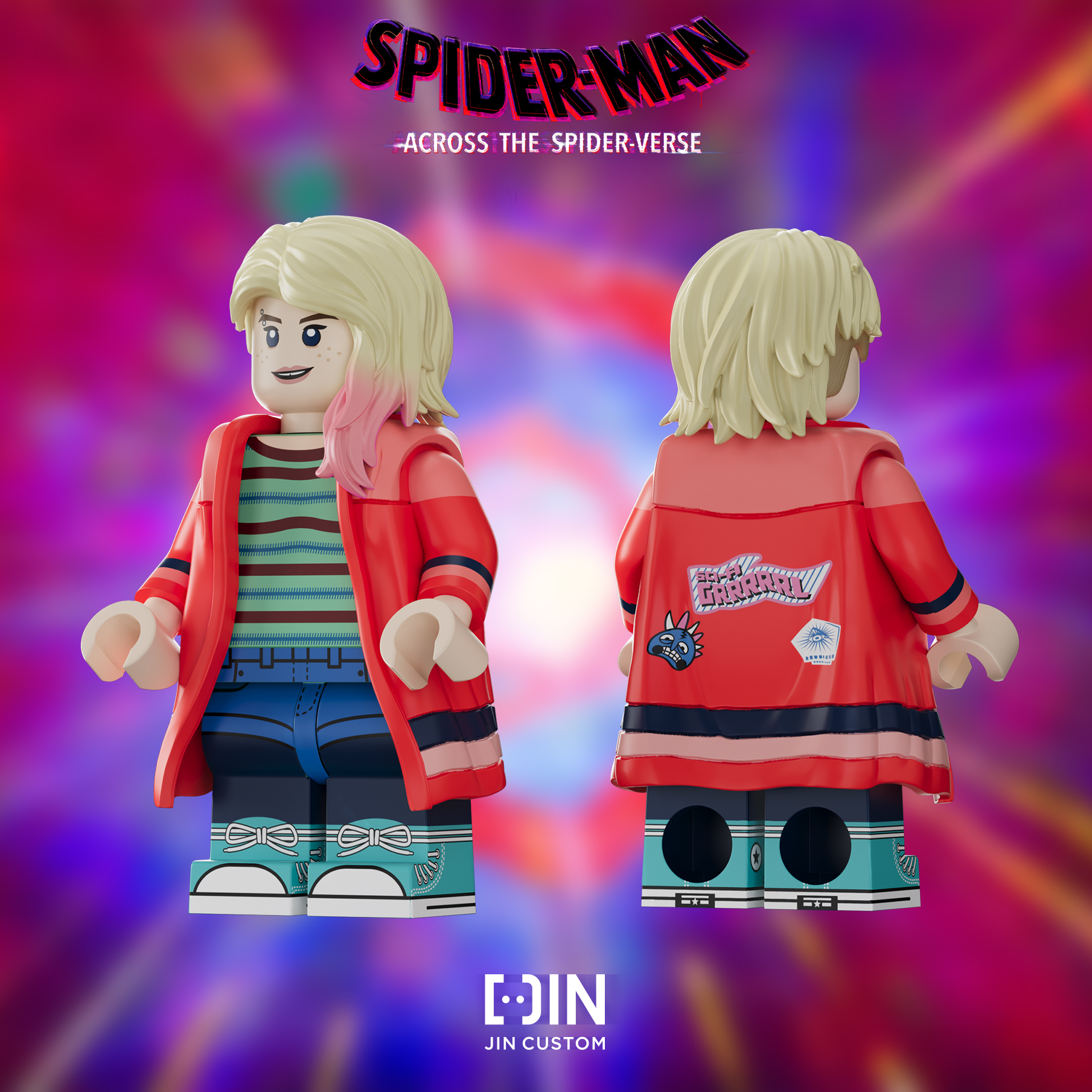 [Jin Custom][Preorder] Spider-Man: Across the Spider-Verse - Gwen V1 [PADprinted]