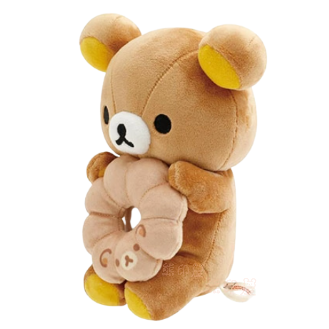 鬆弛熊 啡熊甜甜圈 X Mister Donut 款毛公仔裝飾擺件 [平行進口]