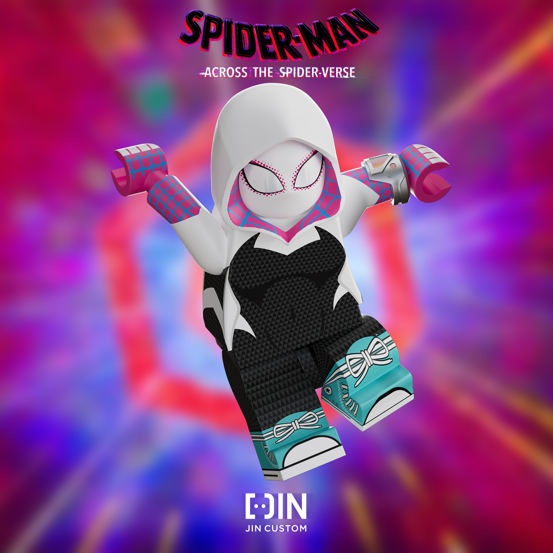 [Jin Custom][Preorder] Spider-Man: Across the Spider-Verse - Gwen V2 [PADprinted]