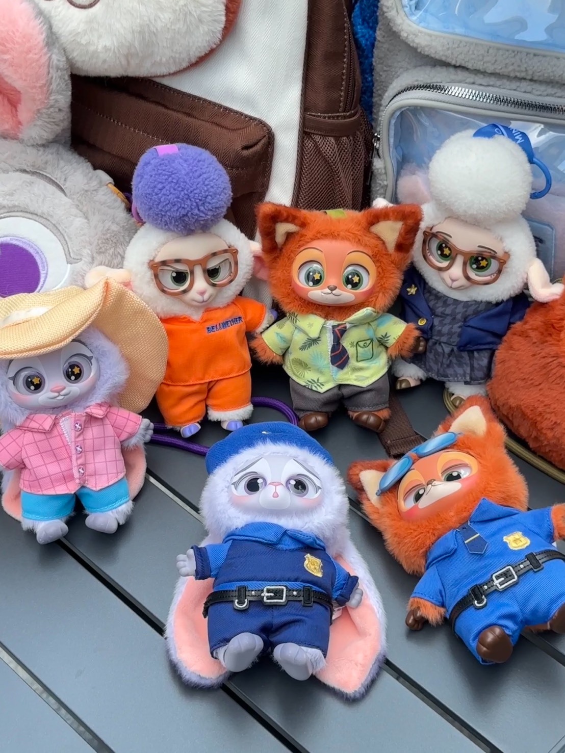 迪士尼 動物方城市 搪膠 毛絨 公仔 盲盒