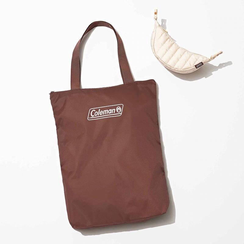 【預購】JN121651 Coleman 多功能的拉鍊式環保袋&可頌造型小袋吊飾