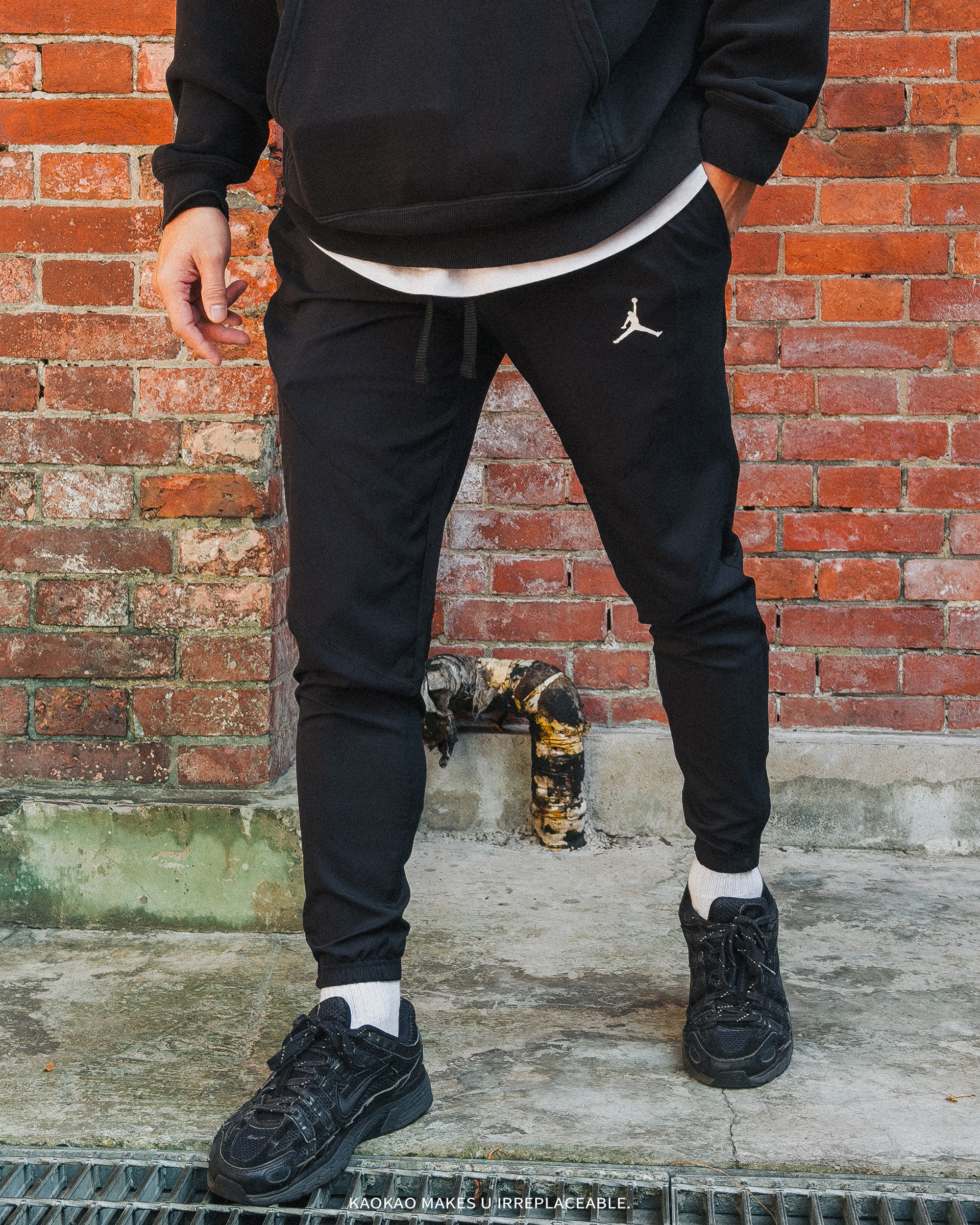 Jordan Sport Dri-FIT 拉鍊 縮口 排汗 長褲 薄款 長褲【DH9074-011】