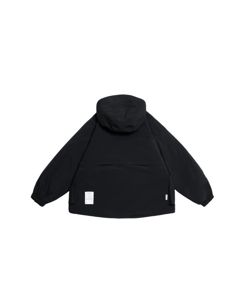 Persevere Hooded Utility Insulated Jacket - BLACK