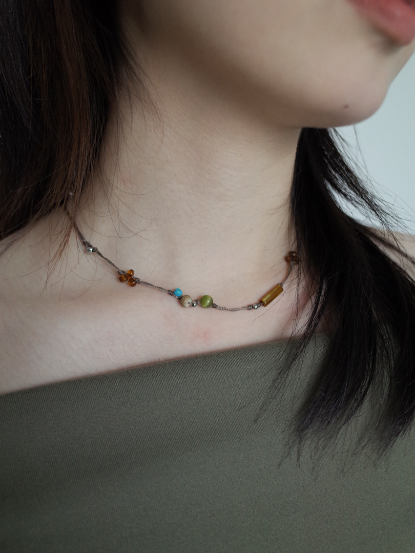 handmade beaded necklace
