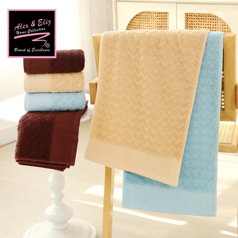 純棉毛巾 - 水紋款面巾