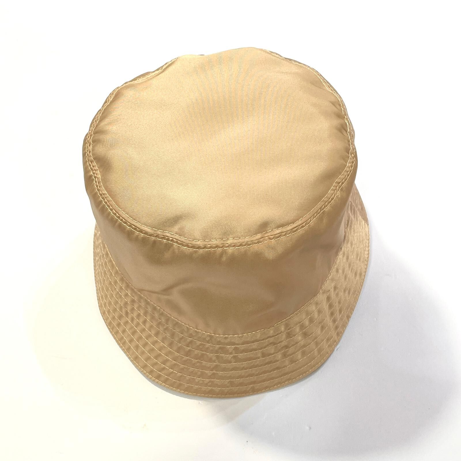 全新 PARDA Re-Nylon Bucket Hat 杏色漁夫帽 #香榭站正品