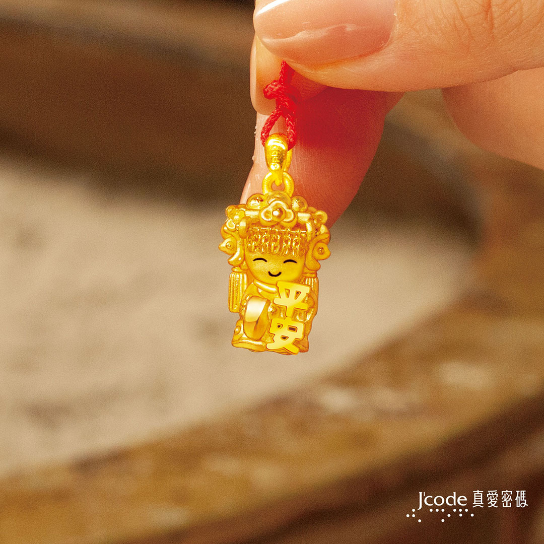 白沙屯媽祖 保平安媽祖 黃金墜子