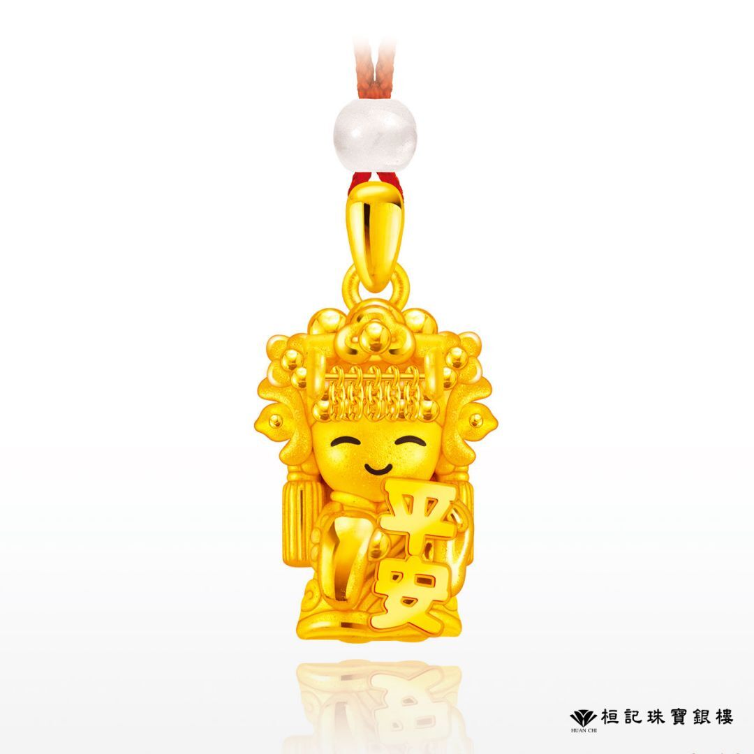 白沙屯媽祖 保平安媽祖 黃金墜子