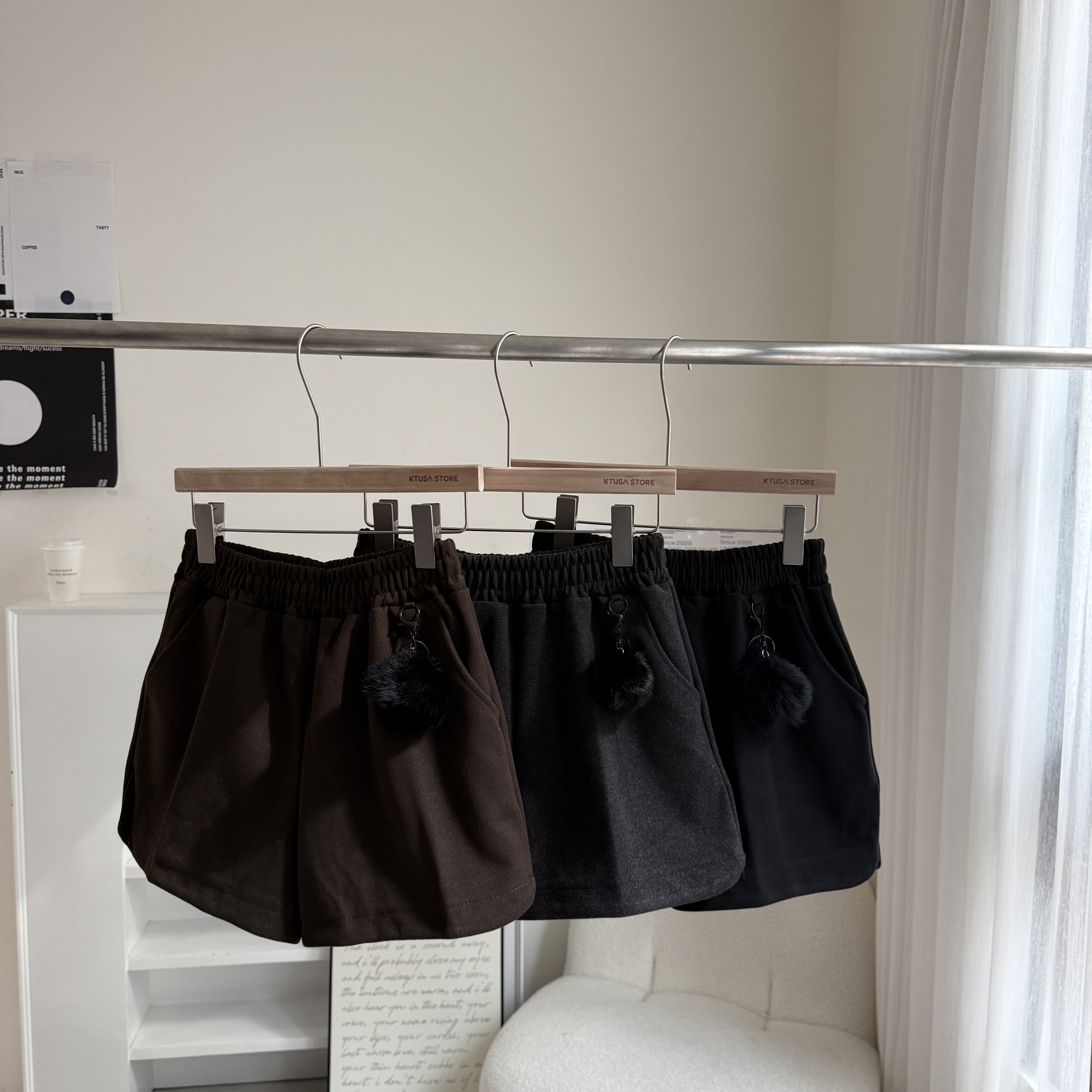 磨毛西裝短褲 812、807