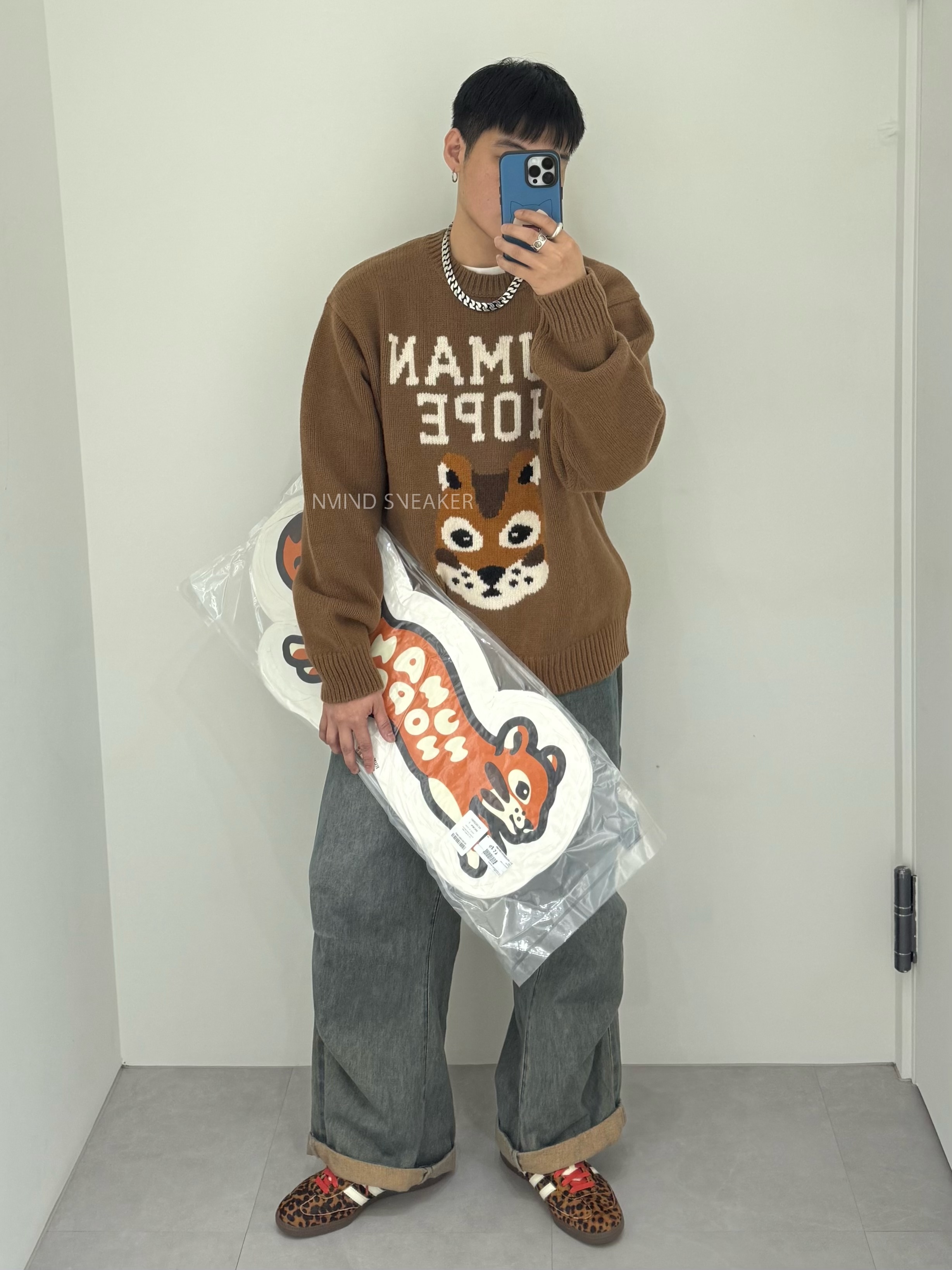 <快速出貨> HUMAN HOPE 聯名系列 松鼠毛衣