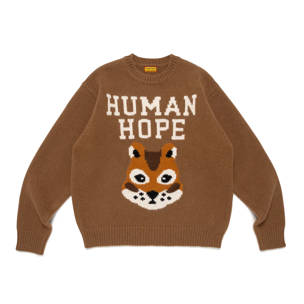 <快速出貨> HUMAN HOPE 聯名系列 松鼠毛衣