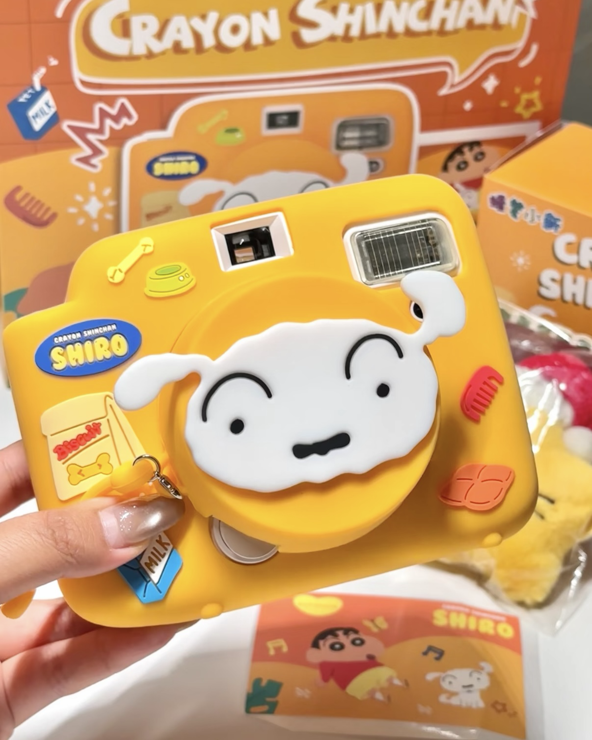 <正版授權>蠟筆小新 一次成像拍立得 相機