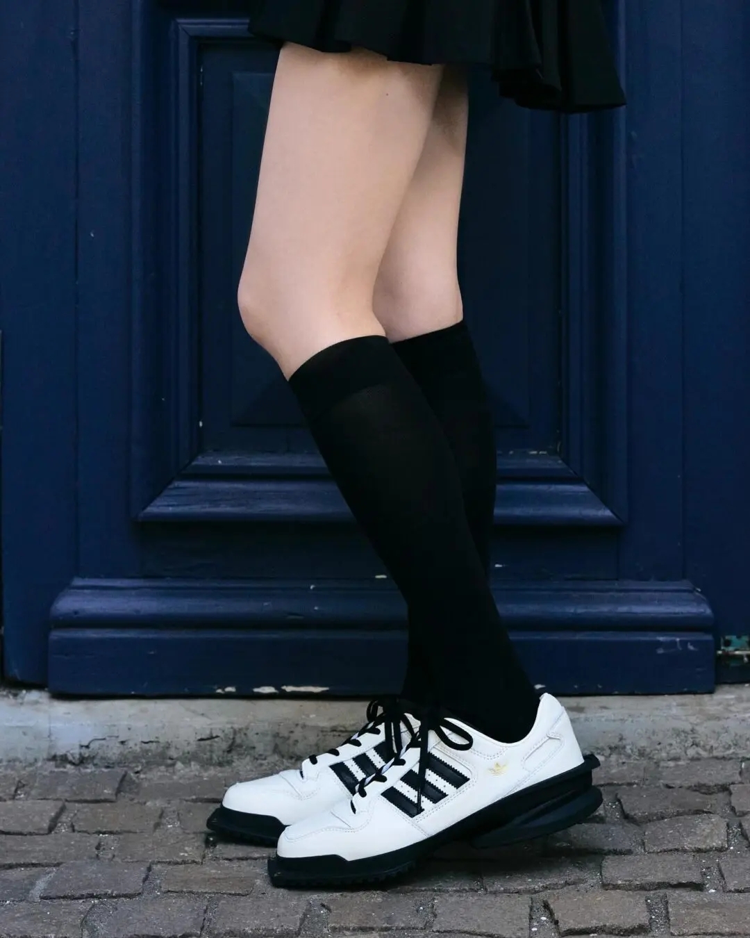 Adidas Originals Forum SQ 日本新款 白奶油 方頭 高鞋根 增高 厚底 復古鞋 JR9744