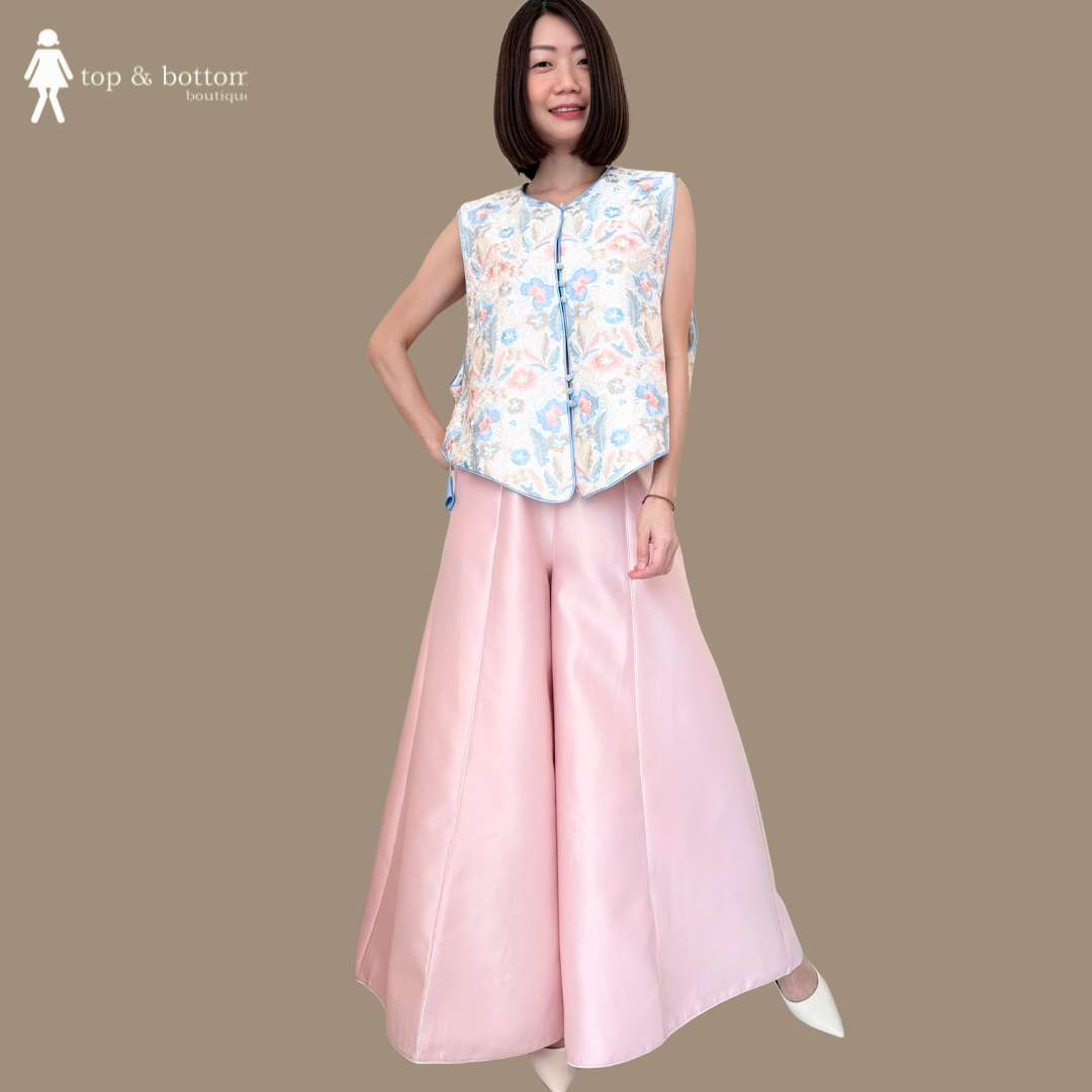 EMBROIDERED FLORAL VEST