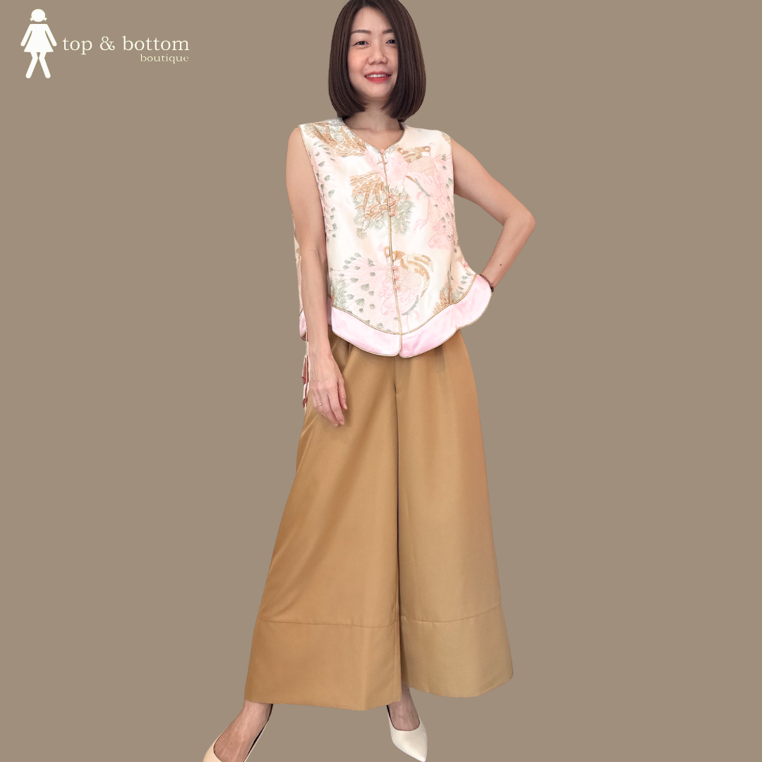 EMBROIDERED PEACOCK ORIENTAL VEST