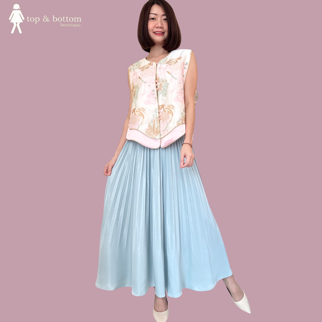 EMBROIDERED PEACOCK ORIENTAL VEST