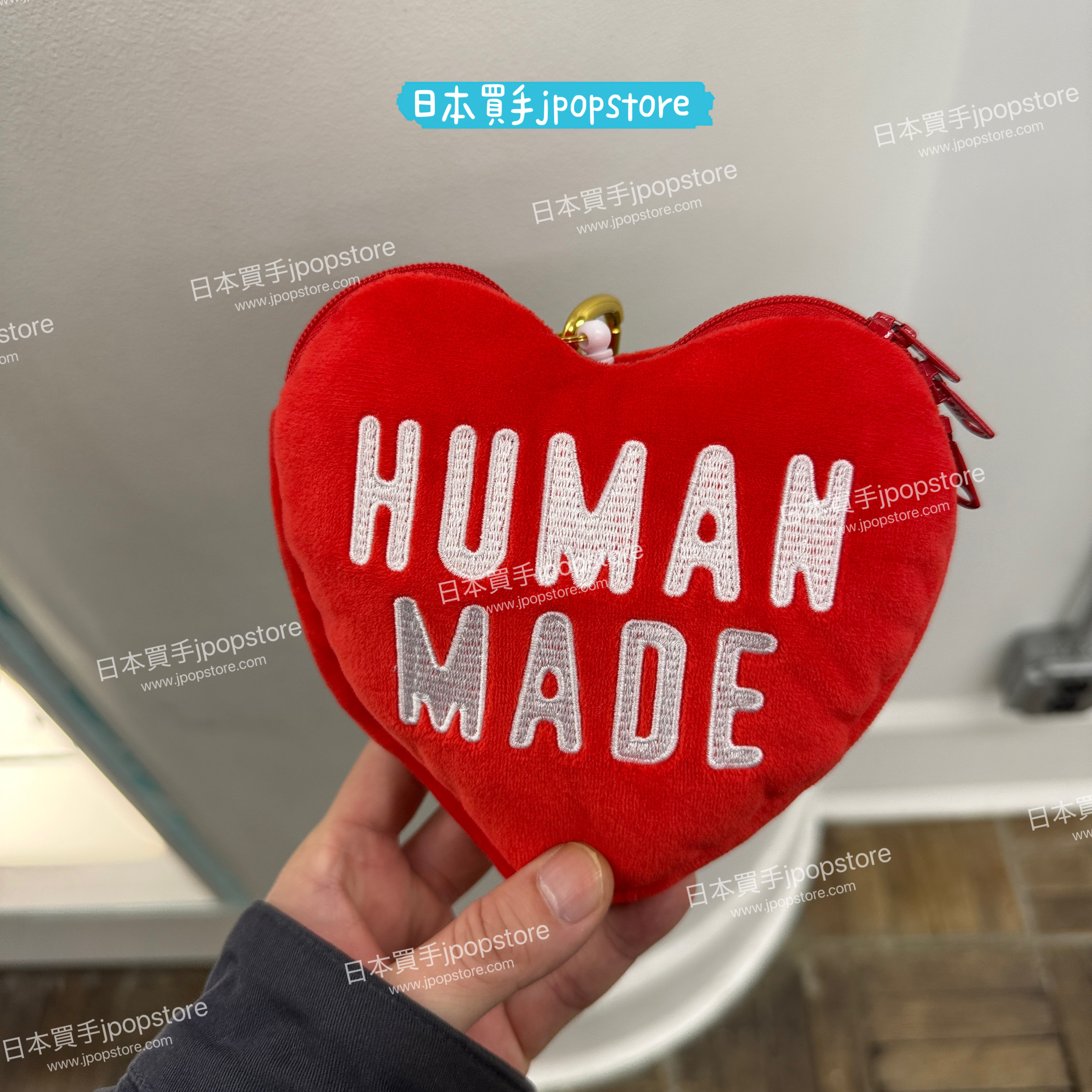 HUMANMADE HEART PASS CASE