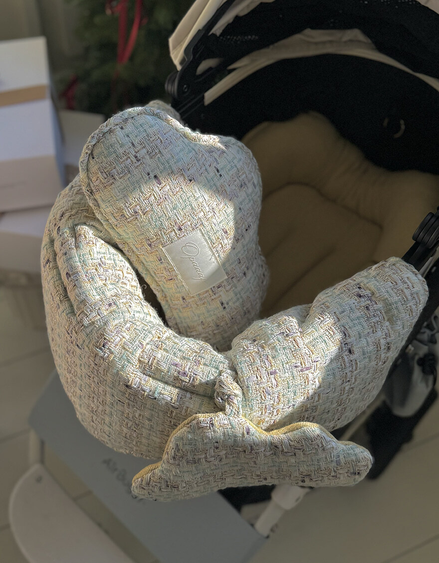 OPAAAP 小香風毛呢雲朵枕頭