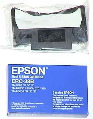 EPSON ERC-38 BLACK 黑色  & RED 熱轉印碳帶   TM-U220A 113052014