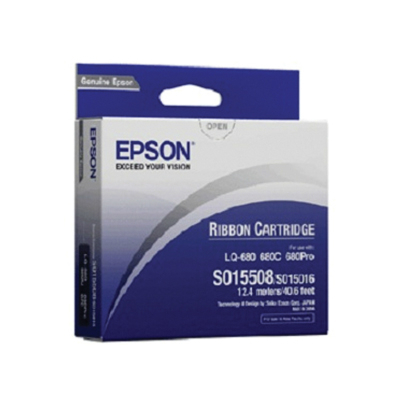 EPSON S015508(S015016) BLACK 黑色  熱轉印碳帶   LQ-670/2550 113052024