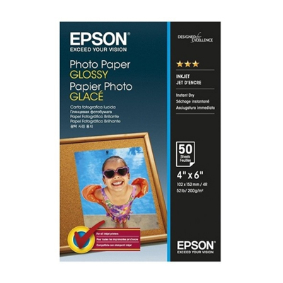 EPSON C13S042547 PHOTO PAPER GLOSSY 4 X 6 (50 SHEETS) 126052136