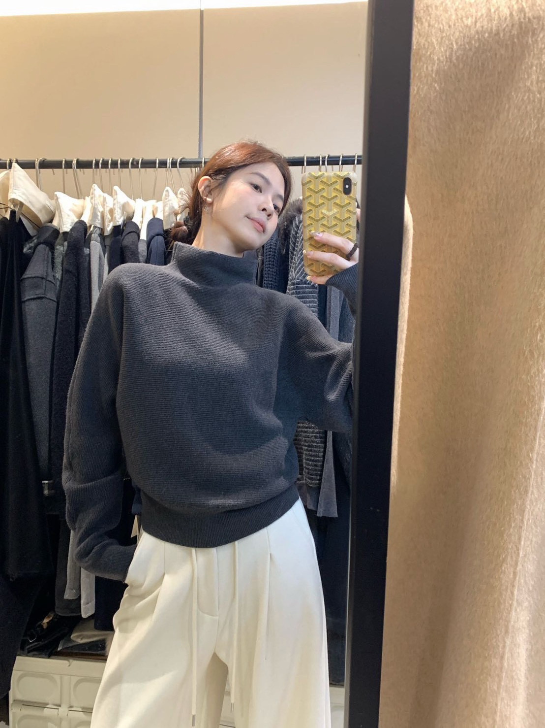 927 知性橫坑條針織上衣