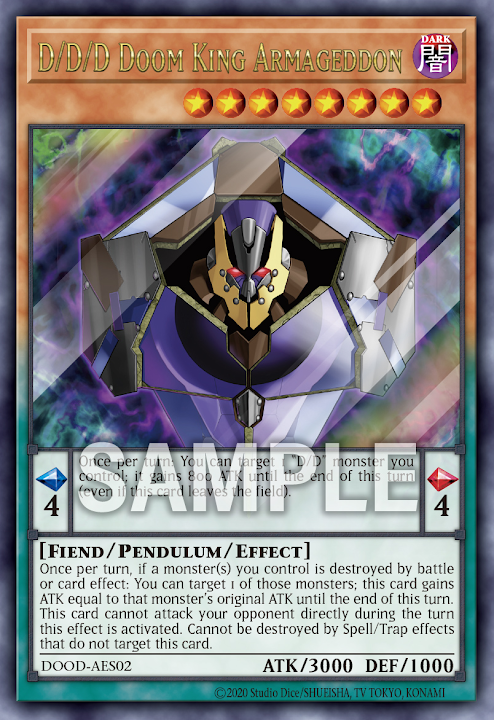 DOOD-AES02 (UR)D/D/D Doom King Armageddon(DDD死偉王 地獄末日)