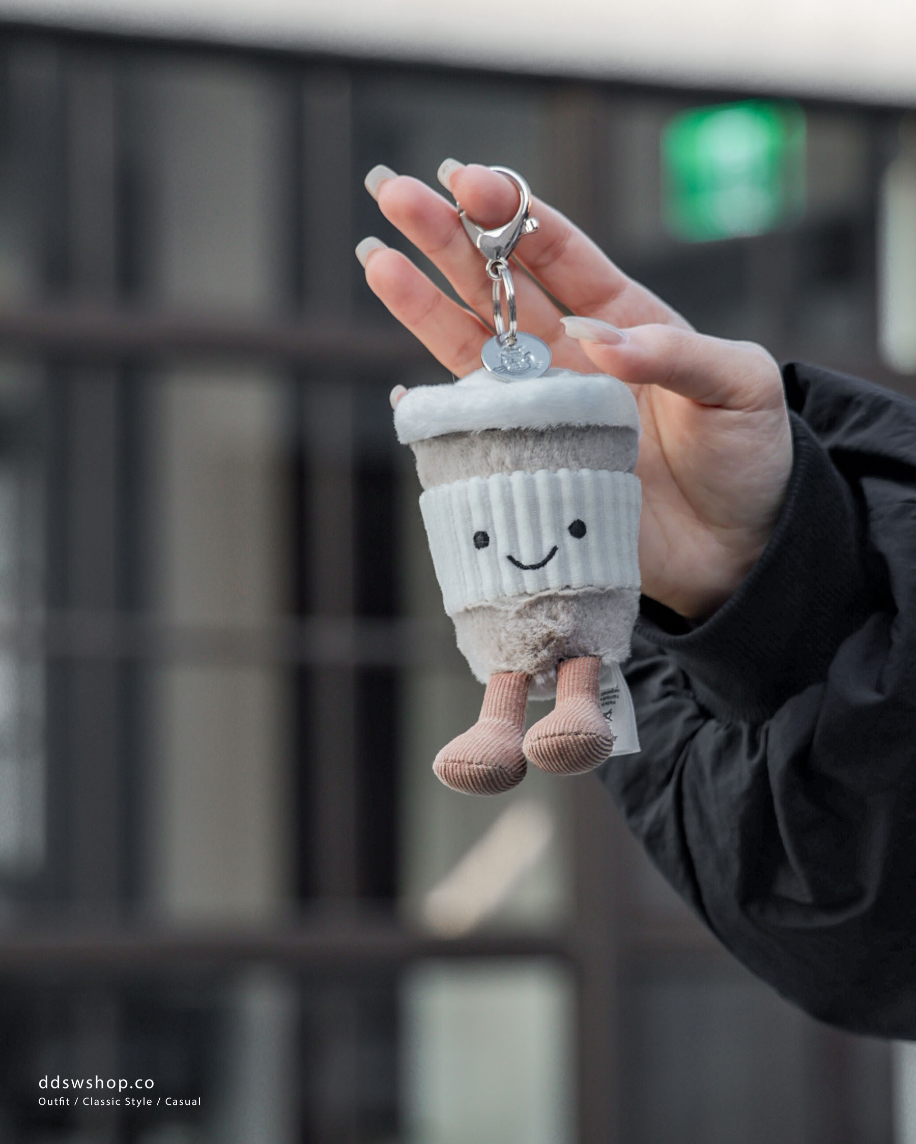 "代購" JELLYCAT 拿鐵 吊飾/單肩包