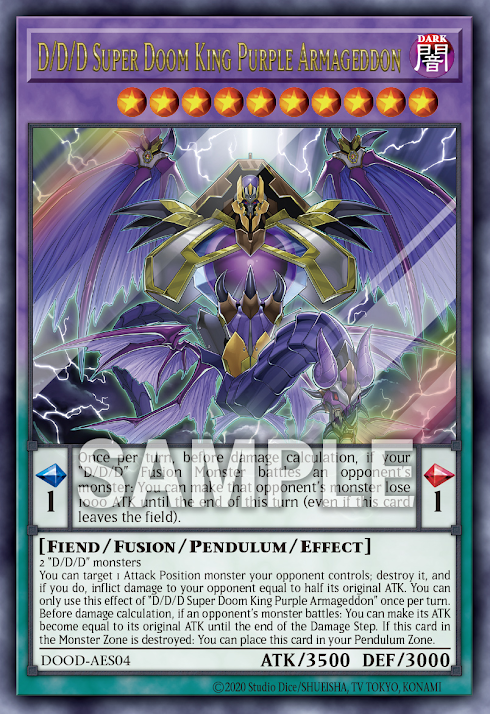 DOOD-AES04 (UR)D/D/D Super Doom King Purple Armageddon(DDD超死偉王 紫色地獄終末