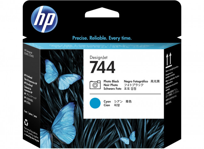 HP F9J86A (NO.744) PHOTO BLACK AND CYAN PRINTHEAD 105072571