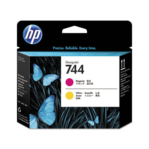 HP F9J87A (NO.744) MAGENTA AND YELLOW PRINTHEAD 105072572