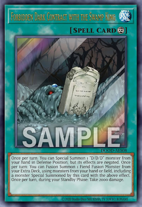 DOOD-AES08 (UR)Forbidden Dark Contract with the Swamp King(魔神王的禁斷契約書)