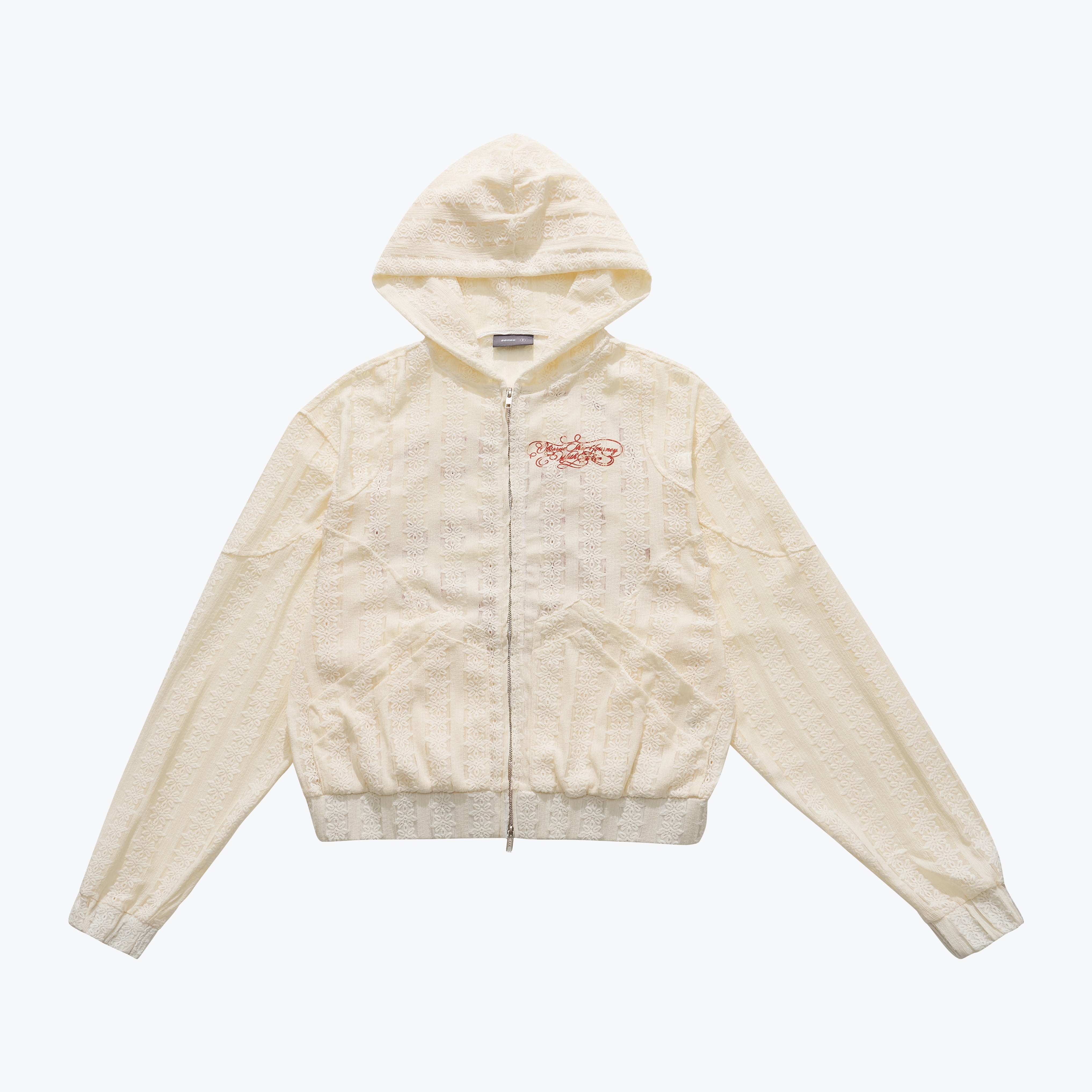 SENSE Branscombe Tape Lace Zip-up Hoodie